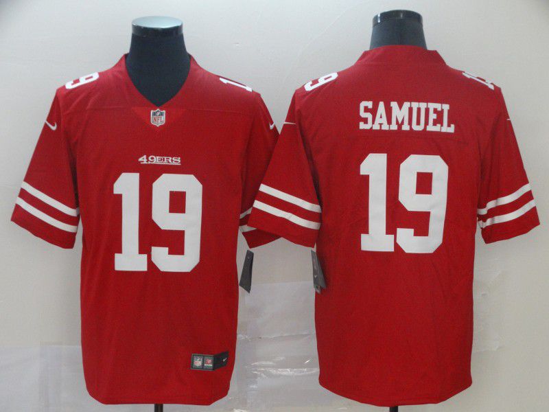 Men San Francisco 49ers #19 Samuel Red Nike Vapor Untouchable Limited NFL Jerseys